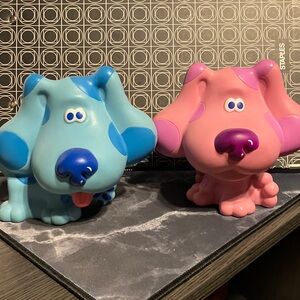 Vintage Squeaky Blue & Magenta from Blue's Clues